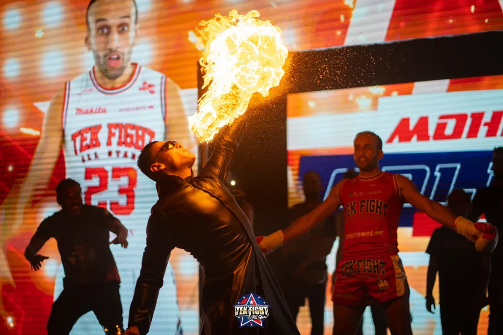 Ambiance de feu au tek fight à Meaux