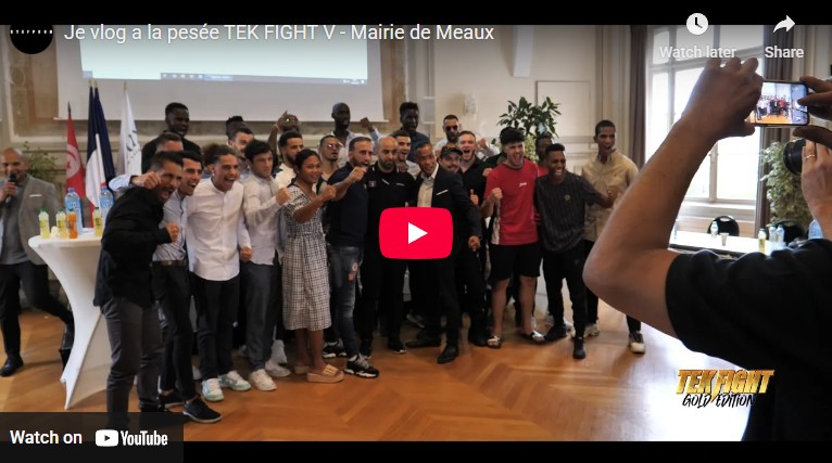 TEK FIGHT V - Je vlog a la pesée - Mairie de Meaux