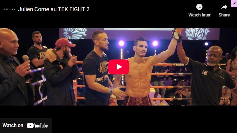 Julien Come au TEK FIGHT 2